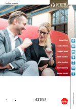 Foto: Business Class Steyr/Fotograf:Oberösterreich Tourismus GmbH_Hermann Erber, BCS Kataloges, zwei Geschäftspartner sitzen auf roter Couch und besprechen ihre Termine.