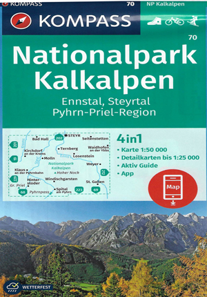 Cover of the map Kompass Kalkalpen National Park