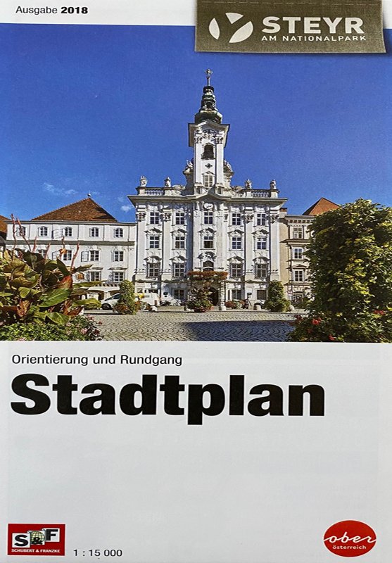 Titelbild: Stadtplan Steyr